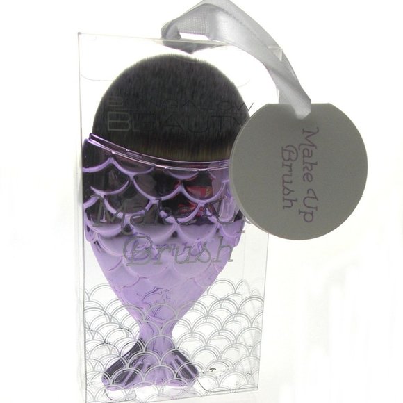 Mermaid Make Up Brush 3 Turquoise Lavender Pink - Picture 4 of 5
